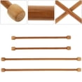 thumbnail image 3 of CIMAXIC Tapestry Poles Bamboo Chocolate for and Flags 4Pcs 12X0.6In, 3 of 7