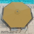 thumbnail image 5 of Strong Camel 10' Patio Umbrella 8 Ribs Outdoor Garden Market Parasol Sunshade with Tilt and Crank, 5 of 5
