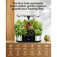 thumbnail image 3 of WiFi 12 Pods Hydroponics Growing System with APP Controlled, Indoor Garden Up to 30" with 30W 120 LED Grow Light, Silent Pump System, Automatic Timer for Home Kitchen Gardening, GS1 Basic, 3 of 9
