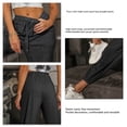 thumbnail image 1 of Pantalones deportivos de cintura alta, pantalones de color puro, pantalones deportivos casuales para mujer, pantalones de pierna recta para mujer, diseño de clase mundial, 1 of 9
