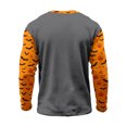 thumbnail image 4 of Yuncity Kids T-Shirts Boys Girls Halloween Letter Graphic Print Raglan Long Sleeve Tees Fall Casual Outdoor Holiday Tops Size 6-7 Years, 4 of 4