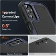 thumbnail image 6 of Designed for Samsung Galaxy A14 5G Case 2 in 1 Gift Militay Grade Drop Protective Rugged Heavy Duty Cover Shockproof Case for Galaxy A14 5G Phone Case for Women Men boy Girl (Blue+Black), 6 of 8