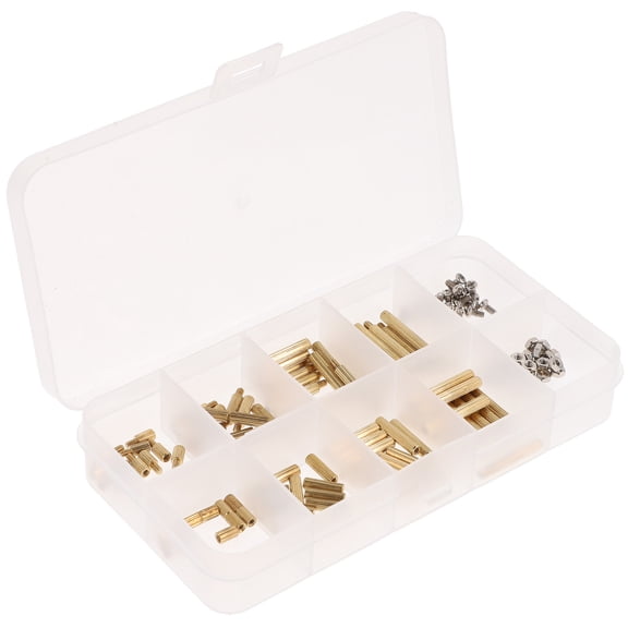 120pcs Standoffs Screws Standoffs Assortment Kit Motherboard Hex Brass Standoffs Spacer Screws