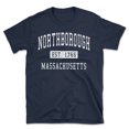 thumbnail image 1 of Northborough Massachusetts Classic Established Men's Cotton T-Shirt, 1 of 1