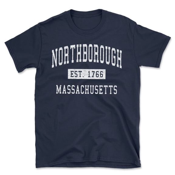 Northborough Massachusetts Classic Established Men's Cotton T-Shirt