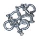 thumbnail image 1 of VCT Paquete de 10 pasadores de tornillo de horquilla con grillete de arco de 1/2 ", aparejo de anclaje/2 toneladas, 1 of 1