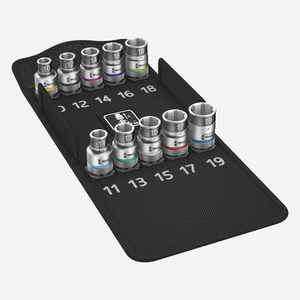 Wera 004203 Zyklop Socket Set with Holding Function 1/2