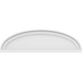 thumbnail image 3 of Ekena Millwork 28"W x 8"H x 2"P Elliptical Smooth Architectural Grade PVC Pediment, 3 of 7