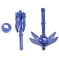 thumbnail image 5 of FUTUREORYY 1Set Foldable Anchor Blue Metal for Canoes Kayaks Paddle Boards 7.87x3.15in, 5 of 5