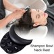 thumbnail image 3 of Cojín para reposacabezas de gel para salón, almohada para el cuello con cuenco de champú de silicona antideslizante, herramienta para lavabo para lavado de cabello para salón y hogar (negro, 1 pi, 3 of 5