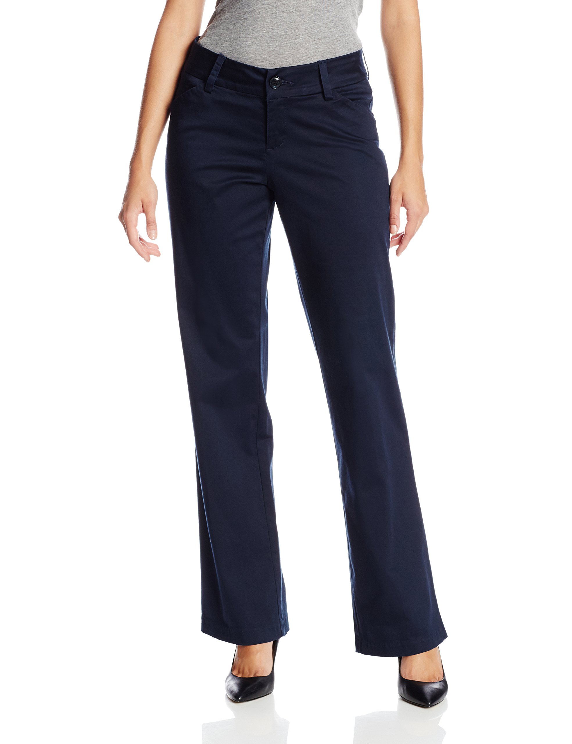 Lee Womens Chino Pants Navy Short Curvy 