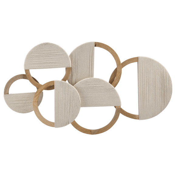 Bouclair Mango Wood Circles with Rope