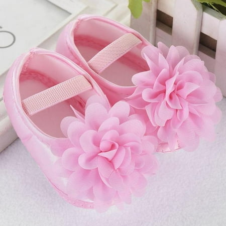 

Cathalem Shoes Size 2 Toddler Baby Kid 11 Elastic Chiffon Shoes Band PK Flower Walking Girl Baby Shoes Stripe Ride Shoes Pink 11
