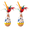 D, variant on Cmunyle 2 PC Natural Beech Wood Wobble Tumbler Cat Toy Self Righting Interactive Play Toy With Colorful Feather Silent Battery Free Entertainment Toy For Indoor Cats Small Pets
