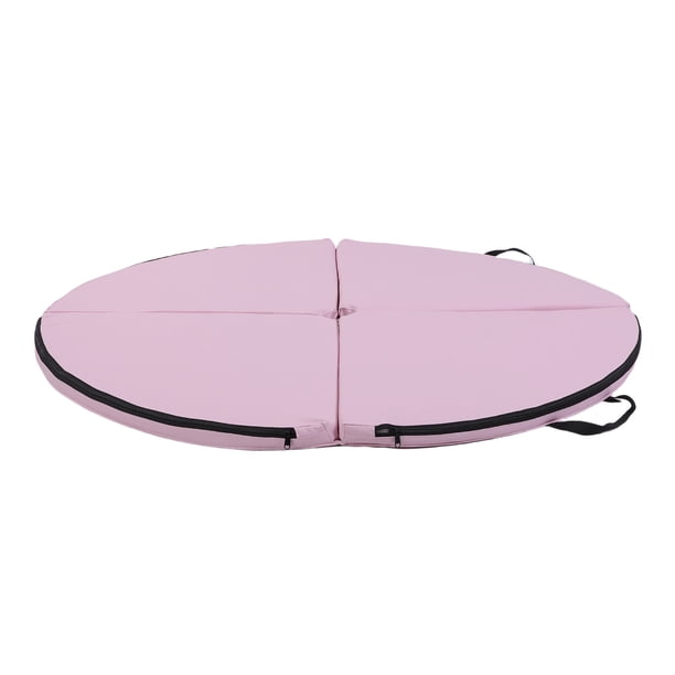 Crash Pole Dance Crash Mat PU EPE Almohadilla De Seguridad Redonda Plegable Para Pole Dance Para Entrenamiento Fitness Gimnasio En Casa Rosa