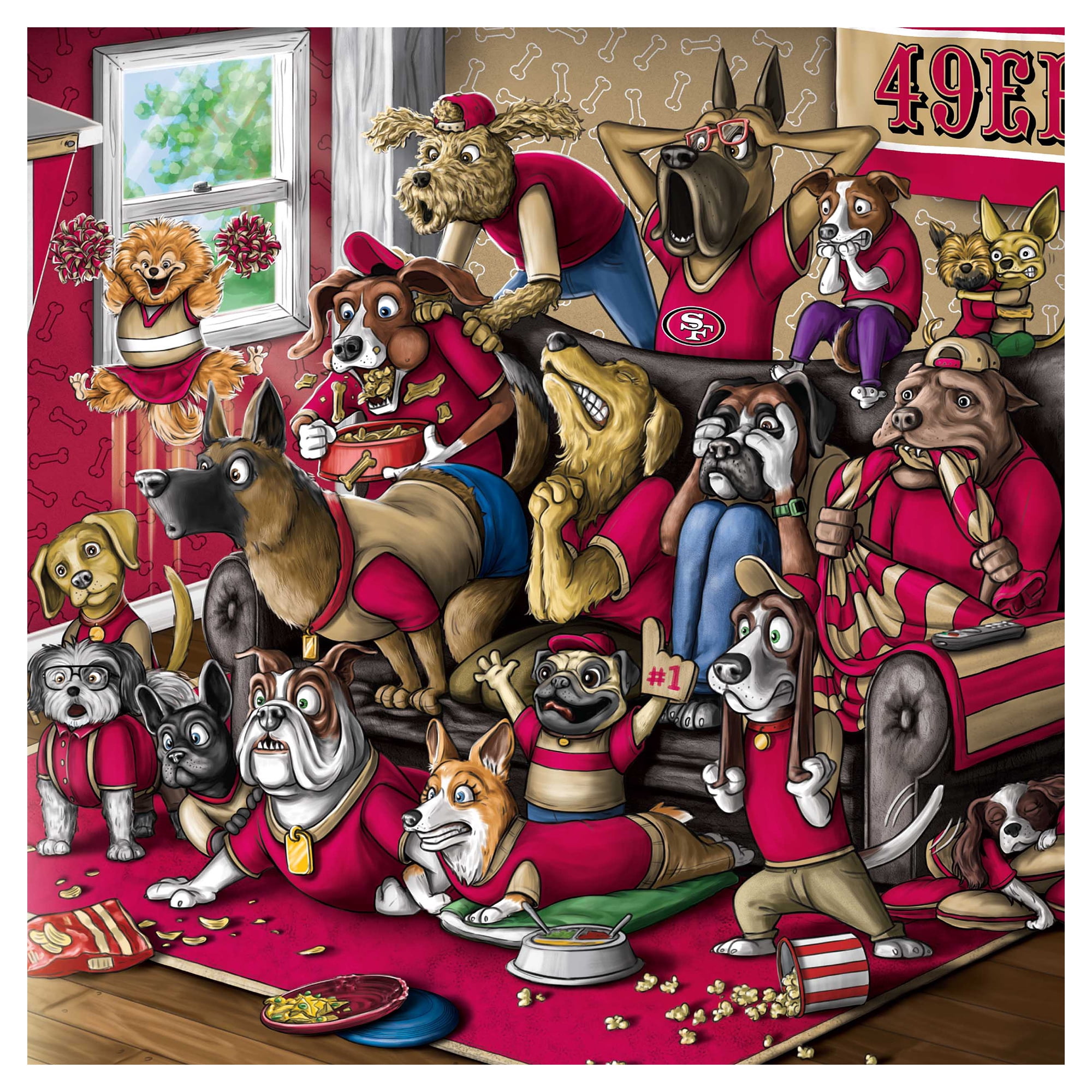 IDNA San Francisco 49ers 13.25" x 17.25" Purebred Fans Wall Art