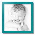thumbnail image 2 of ArtToFrames 14" x 14" Aqua Picture Frame, 14x14 inch Green Wood Poster Frame (WOM-4428), 1 Pack, 2 of 8