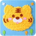 thumbnail image 1 of Tingzi DIY Embroidery Doll Set for Kids, Sewing Arts and Crafts Kit, Easy to Do Cartoon Animal Sewing Projects Yarn Board, Felt Animals Stickers Hands On Activities, 1 of 8