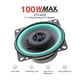 thumbnail image 3 of 2x Altavoces para automóvil Estéreo de 2 vías de rango completo con de polipropileno Reempzo de 1 pieza Mejora el estéreo del automóvil al perfke subwoofer de coche, 3 of 9