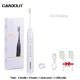 thumbnail image 3 of Cepillo de dientes eléctrico CANDOUR CD5166, recargable por USB, sónico, para adultos, cabezal de repuesto con 16 cabezales, 3 of 5