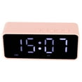 thumbnail image 3 of Reloj despertador Altavoz Bluetooth Vevor sin distorsión carga USB espejo pantalla reloj Digital portátil Altavoz inalámbrico rosa, 3 of 5