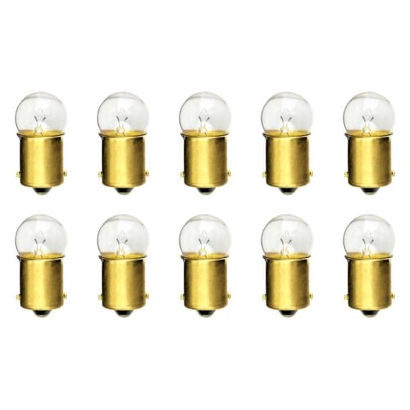 CEC Industries #63 Bulbs, 7 V, 4.41 W, BA15s Base, G-6 shape (Box of 10)