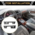 thumbnail image 2 of Recorte de cubierta del panel de interruptor de ventana de la puerta trasera Unique Bargains para Ford F-150 21-24 negro 1 juego, 2 of 6