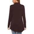 thumbnail image 5 of xiaxaixu Women´s Casual Lightweight Cardigans Solid Color Pockets Open Front Long Sleeve Coat Spring Fall Cardigans Outerwear Loungewear, 5 of 5