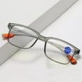 thumbnail image 6 of Fashion Portable Women Vision Care Anti-UV Blue Rays Far Sight Eyewear Reading Glasses Presbyopia Eyeglasses GREY STRENGTH +2.00, 6 of 8