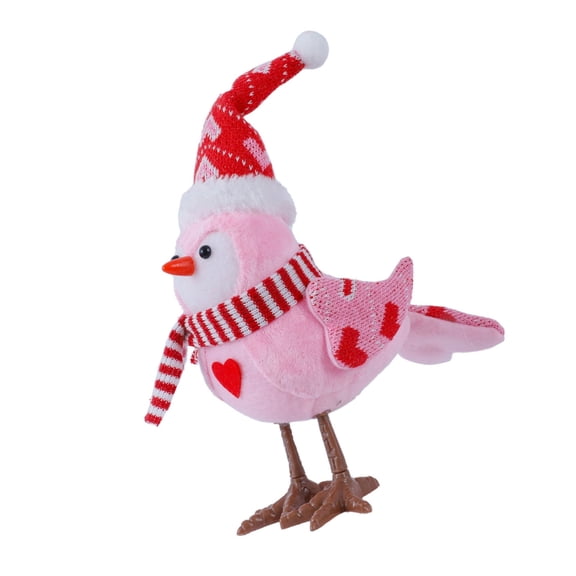 ZPAQI Festive LED Light Up Bird Decor Window Decoration for Valentine's Celebrations