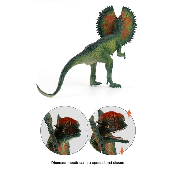 Realistic Dinosaur Model Lifelike Dilophosaurus Dinosaurs Figure Playset Gift
