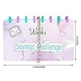 thumbnail image 2 of 52 Week Saving Reusable Budget Book With Stuffing Envelopes Frosted Cover Organizer For Savings Notebook Budget Planner Stationery Organizer Bag, 2 of 5
