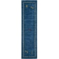 thumbnail image 3 of Safavieh Himalaya Blue Shag Rug - Runner 2'3" x 12', 3 of 5