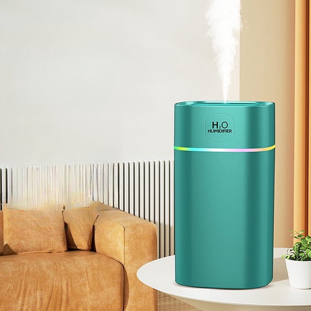 Estbridg Air Purifier and Humidifier Combo USB Humidifier with Humidity Display Quiet Cool Mist Humidifier for Bedroom and office Plants Easy To Clean