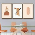 thumbnail image 3 of IDEA4WALL 3 Piece Framed Canvas Wall Art for Living Room, Bedroom Mattis and Brutalist Canvas Prints for Modern Home Decoration Ready to Hang, 3 of 5