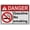 Warning Sign 1, variant on Industrial Caution Sign Fuel Sign (Fuel storage area No smoking or open flames) 8 in" x 12 in" UV Resistant Indoor Outdoor Workplace Industrial Caution Danger Warning SIgn