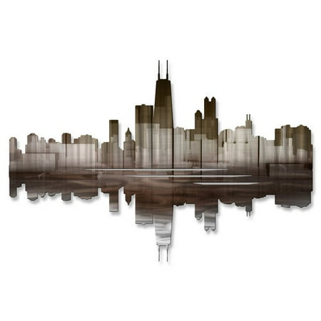 All My Walls Chicago Reflection III Wall D cor