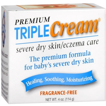 Peau sèche Premium Triple Cream sévère / Eczéma Soins 4 oz