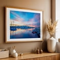 thumbnail image 5 of Serenade Sunrise At Harbor - San Diego California Photography Skyline Sunset Harbor City Boat Water Unframed Wall Art Print 40 x 60 inches, 5 of 7