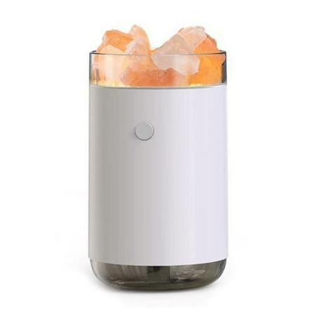 

Dido Crystal Salt Stone Humidifier USB 7 Color Changing Light 260ml Fog Humidifier Silent Essential Oil Diffuser Humidifier for Desktop Home Office Bedroom