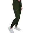 thumbnail image 4 of Green Town Scrubs for Women Scrub Set - Slim Fit Jogger Pant and Tuck-In V-Neck Top, 5 Pockets, Easy Care Uniform, 4 of 7