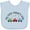 AE-Light Blue, variant on Inktastic My First Fathers Day with Red, Blue, and Green Cars Boys or Girls Baby Bib