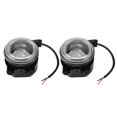 thumbnail image 2 of Luz antiniebla DRL, 2 piezas 4 pulgadas 30W LED Jeep Wrangler LJJKTJ Dodge W Luz antiniebla LED DRL parte superior de la línea, 2 of 10