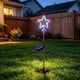 thumbnail image 1 of Patriotic 4th Of July Solar Star Ground Light Red White Blue Neon Outdoor Route Light For Independence Day Yard Decor, 1 of 8