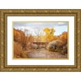thumbnail image 1 of Murdock, Ramona 24x17 Gold Ornate Wood Framed with Double Matting Museum Art Print Titled - Bridge in Teasdale, 1 of 4