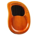 thumbnail image 2 of MesaSe Gifts Mahogany 19 String Harp Lyre With Tune Wrench Spare Strings 2 Random Picks, 2 of 9