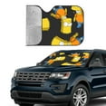 thumbnail image 4 of Simpsons Car Windshield Sun Shade Auto Front Window Sunshade Cover Car Visor For Car Truck Suv Small, 4 of 9