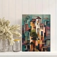 thumbnail image 2 of Qisvanset 12x16 Inch Sunset Wildflower Field Oil Painting Canvas Print Wall Art, 2 of 5