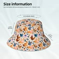 thumbnail image 5 of Kdxio Reflective Bucket Hat - Cute Chickens Print Bucket Hat for Men,Women, 5 of 9