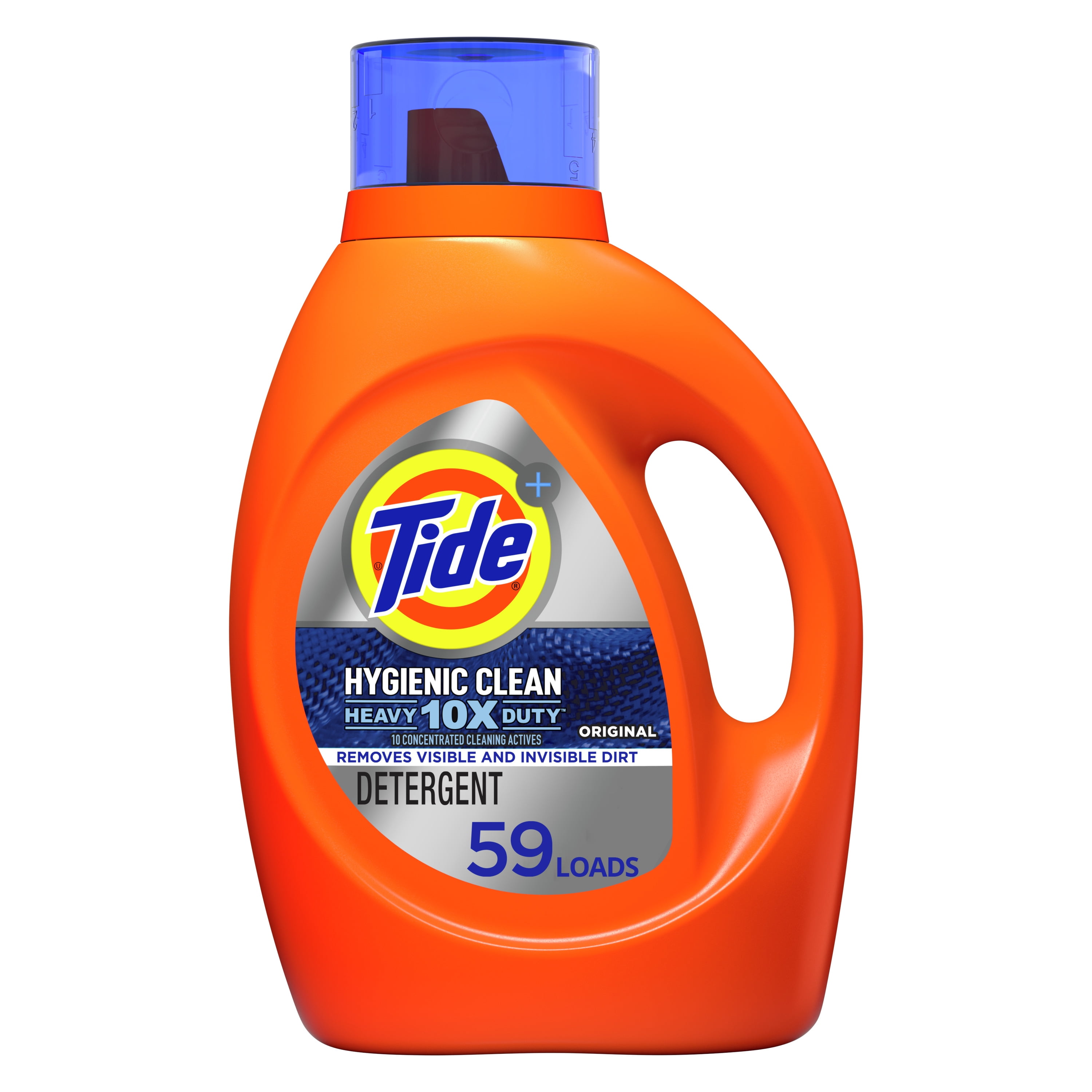 Tide Hygienic Clean Heavy 10x Duty Liquid Laundry Detergent, 69 Fl Oz